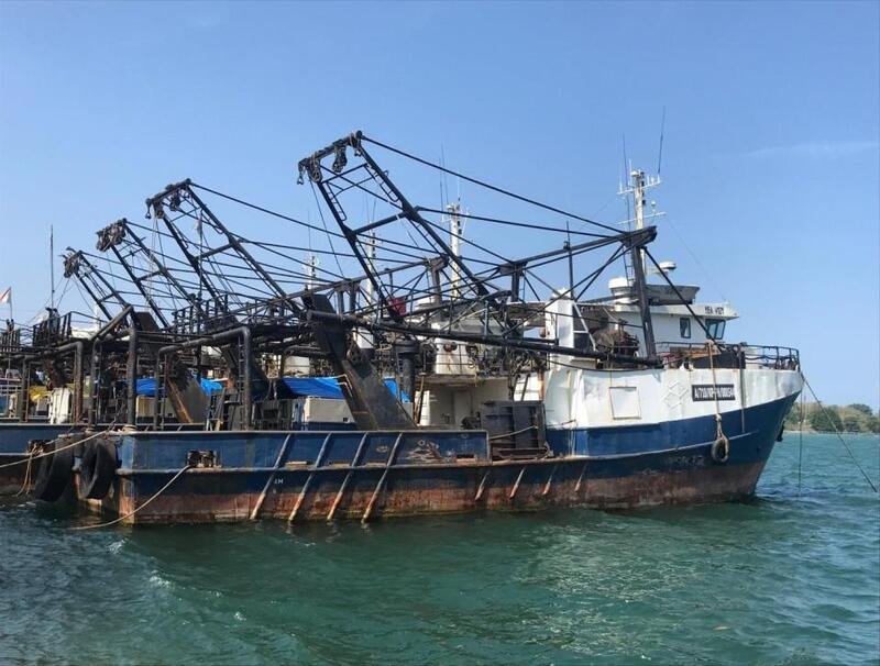 Indonesian fishing vessels representing local seafarer recruitment operations